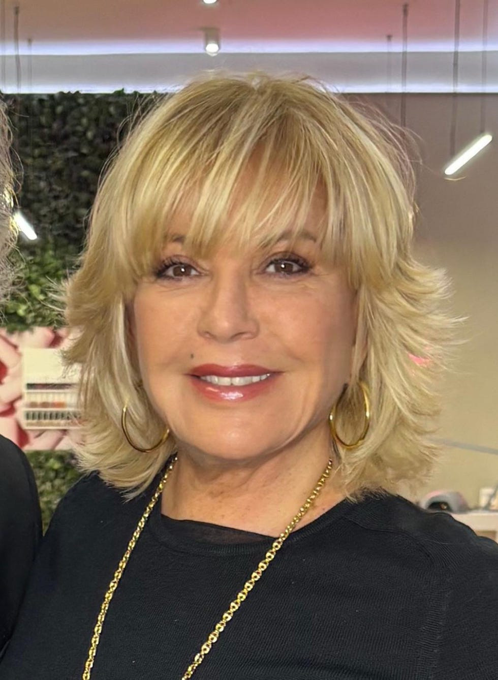 Honey Blonde Shag With Full Fringe — Bangs 2027 for Women Over 60