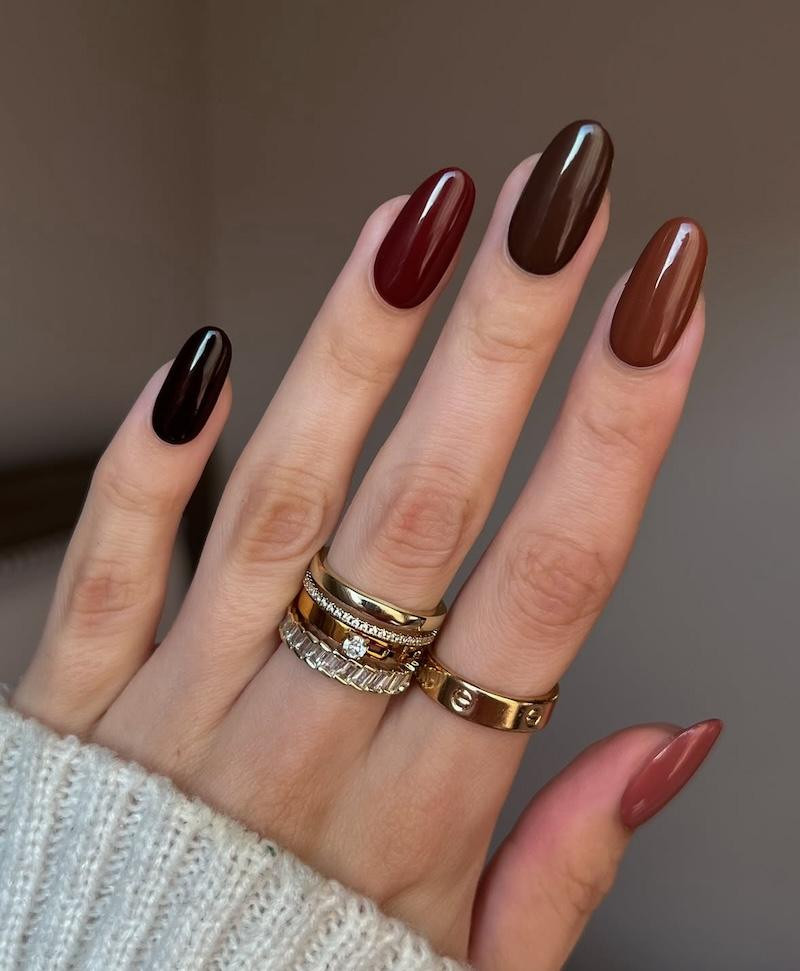 Autumn Visual Idea Autumn Visual Idea — Chocolate Brown Nails 2027