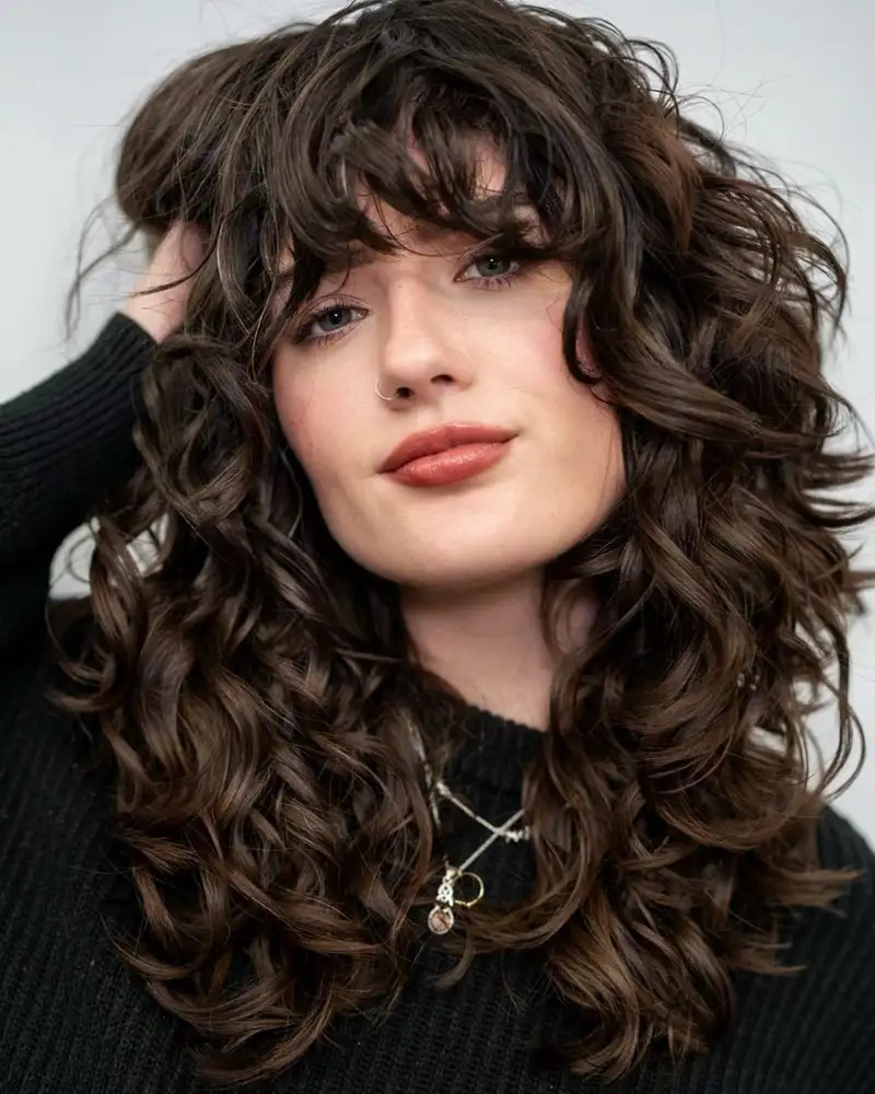Dark Brown Base with Caramel Highlights — Hair Color Ideas 2027 for Dark Hair