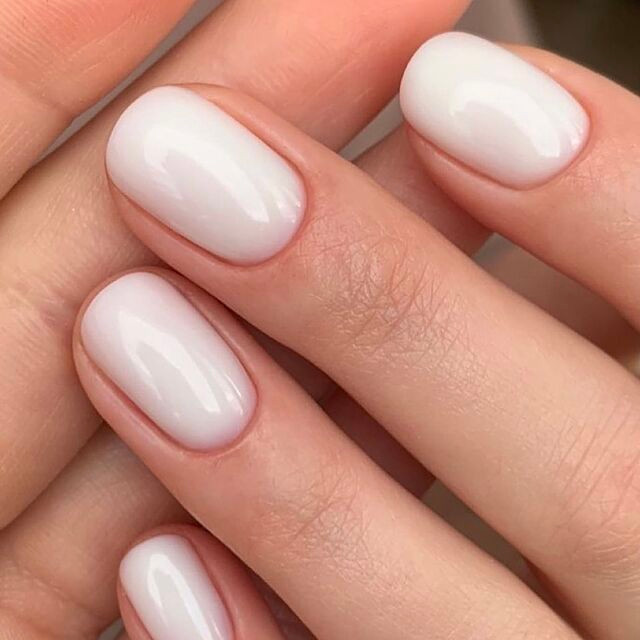 High Gloss Opaque Visual Idea High Gloss Opaque Visual Idea — Nude Wedding Nails 2027