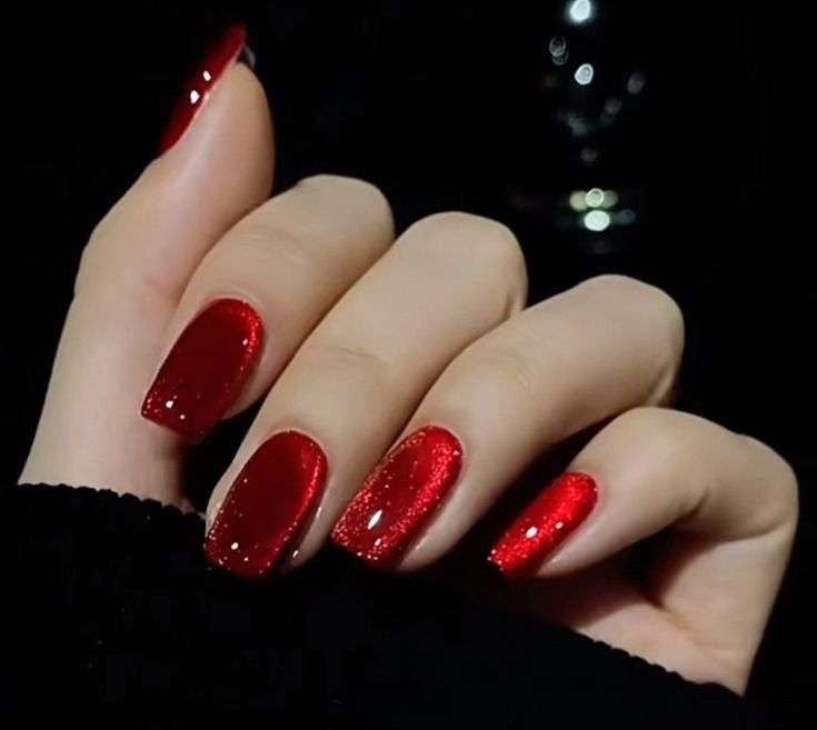 High Gloss Subtle Shimmer Visual Idea — Girls Night Nails 2027