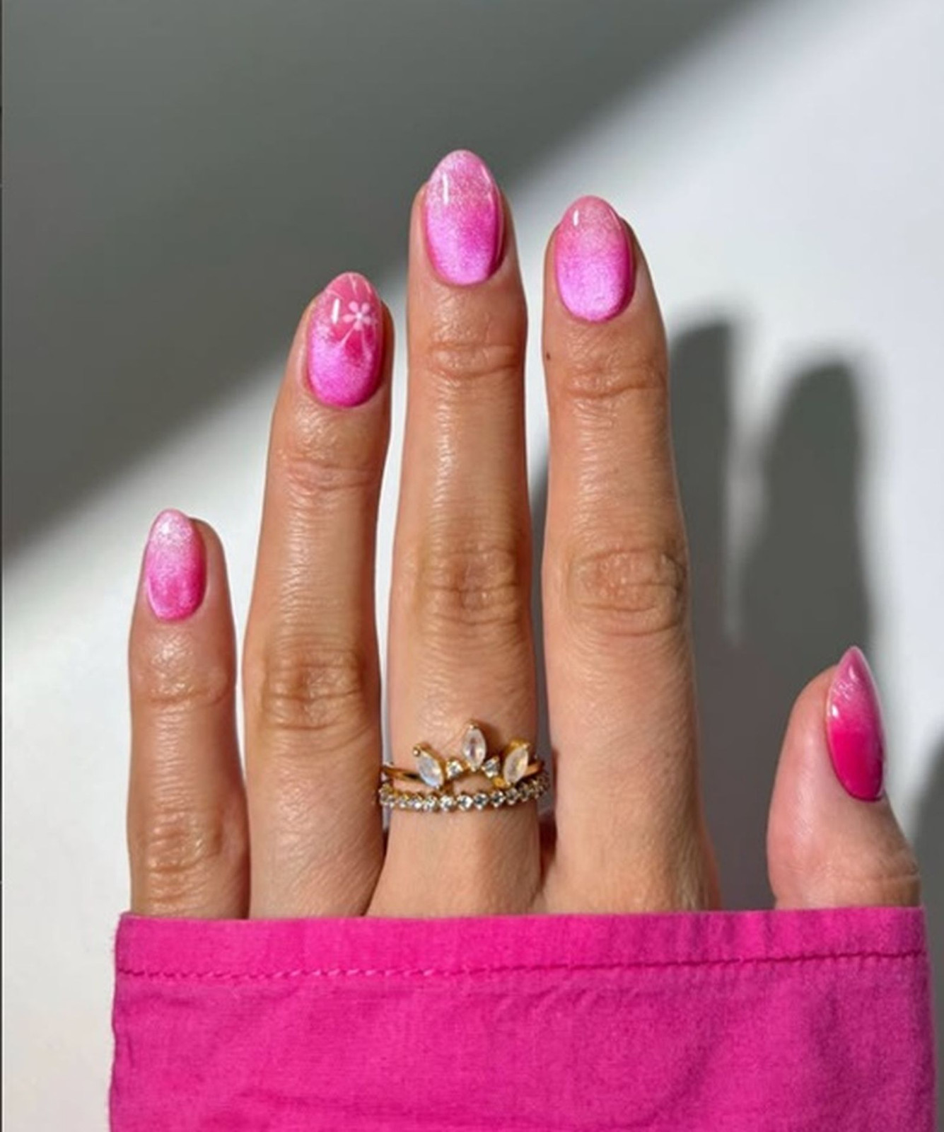 Cat-Eye Visual Idea Cat-Eye Visual Idea — Pink Summer Nails 2027