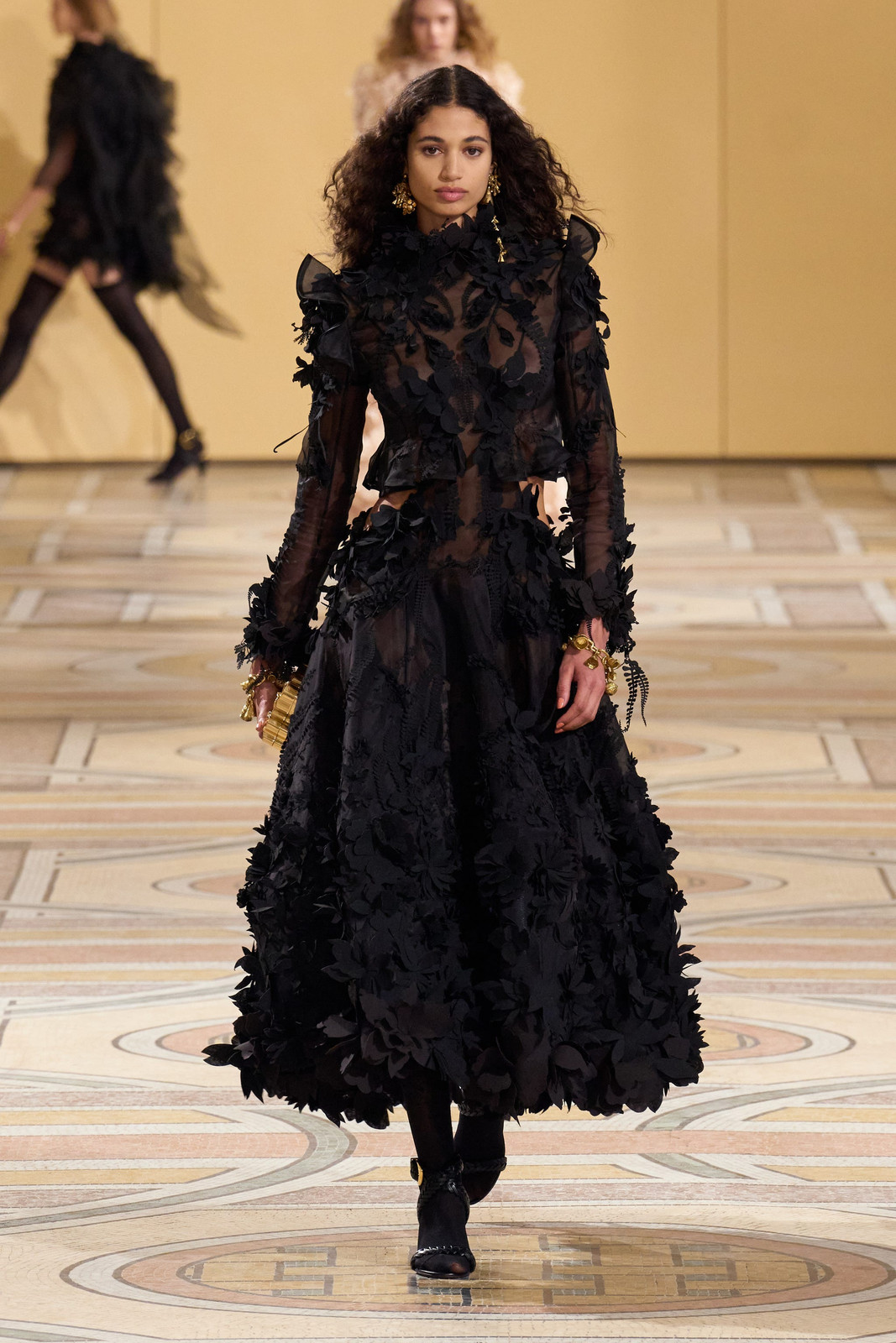 Rich Tones: Long-Sleeve Top, Corset, and Burgundy Lace-Trimmed Skirt Rich Tones: Long-Sleeve Top, Corset, and Burgundy Lace-Trimmed Skirt — Gothic Romantic Outfits 2027