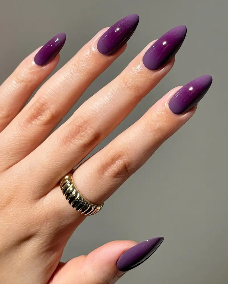 Sophisticated Satin Matte Purple Sophisticated Satin Matte Purple — Dark Nails 2027