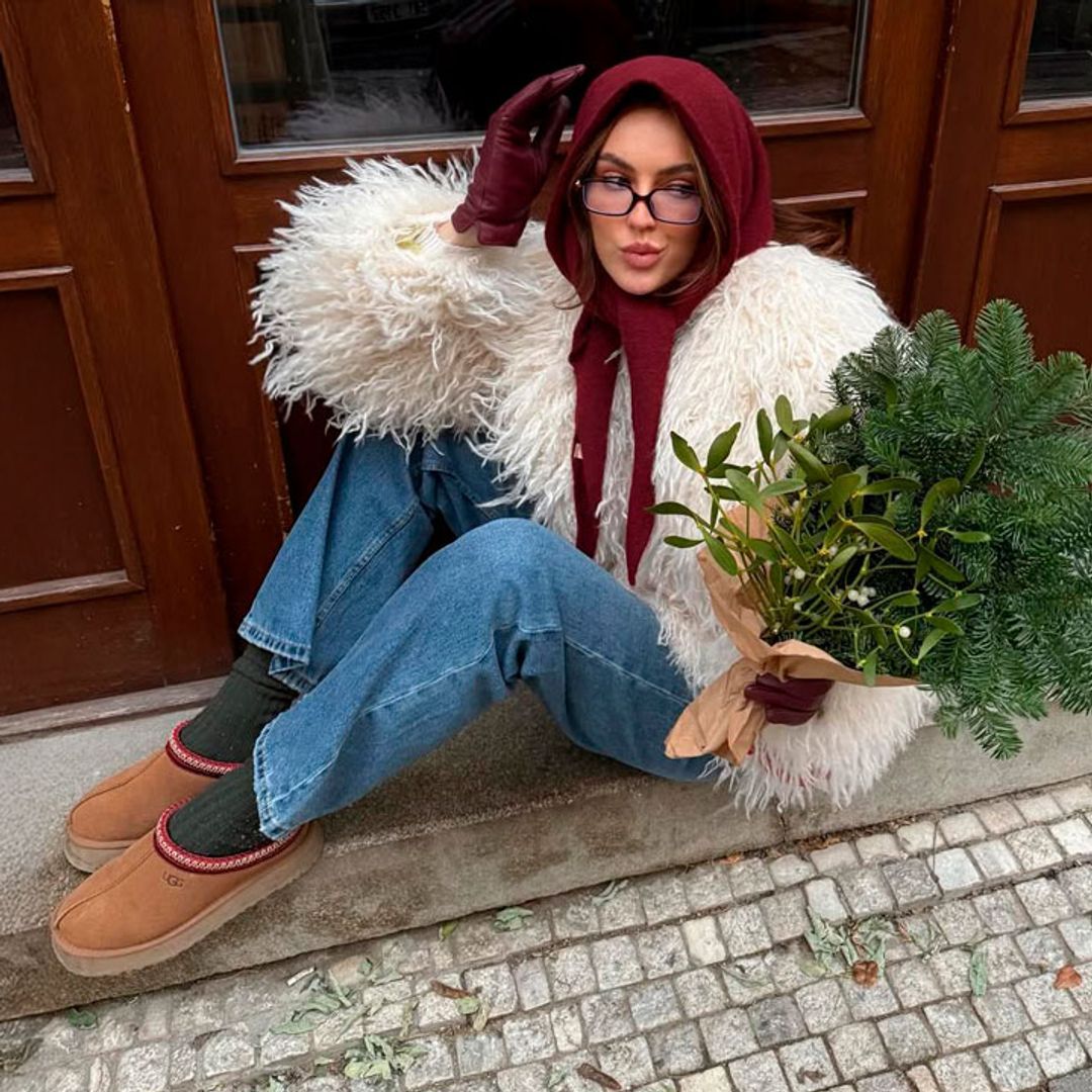 Fluffy Coat and Ugg Slippers for Cold Weather Casual Fluffy Coat and Ugg Slippers for Cold Weather Casual — Uggs Outfits 2027