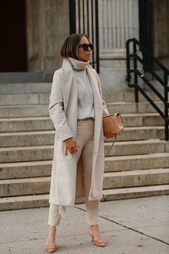 Pointed-Toe Heels In Nude Outfit Idea Pointed-Toe Heels In Nude Outfit Idea — Warm Winter Outfits 2027