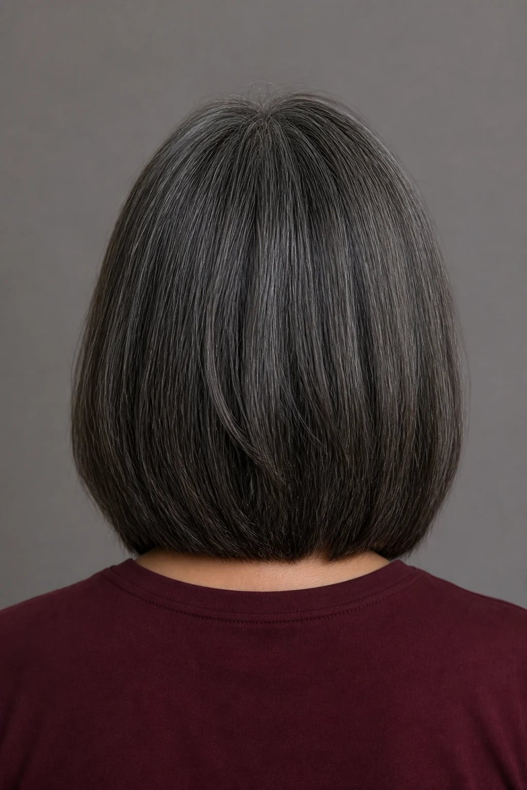 Sleek Dark Grey Blunt Bob Sleek Dark Grey Blunt Bob — Hairstyles 2027 for Women Over 60