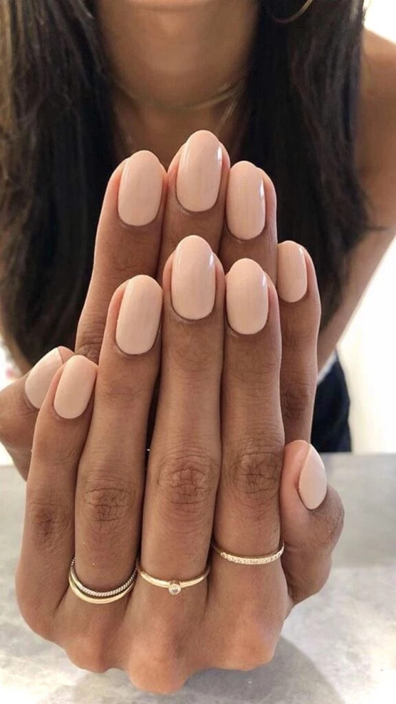 Opaque Light Peach Nude Nails Opaque Light Peach Nude Nails — Nude Nails 2027