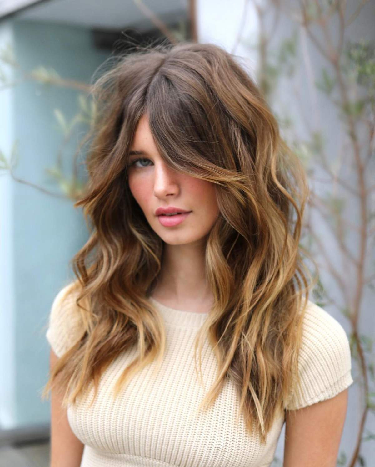 Caramel Balayage On Collarbone Waves Caramel Balayage On Collarbone Waves — Sombre Hair 2027