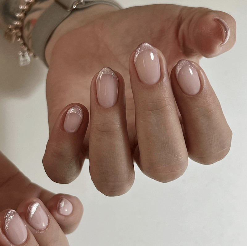 Glossy Visual Idea Glossy Visual Idea — Winter French Tip Nails 2027