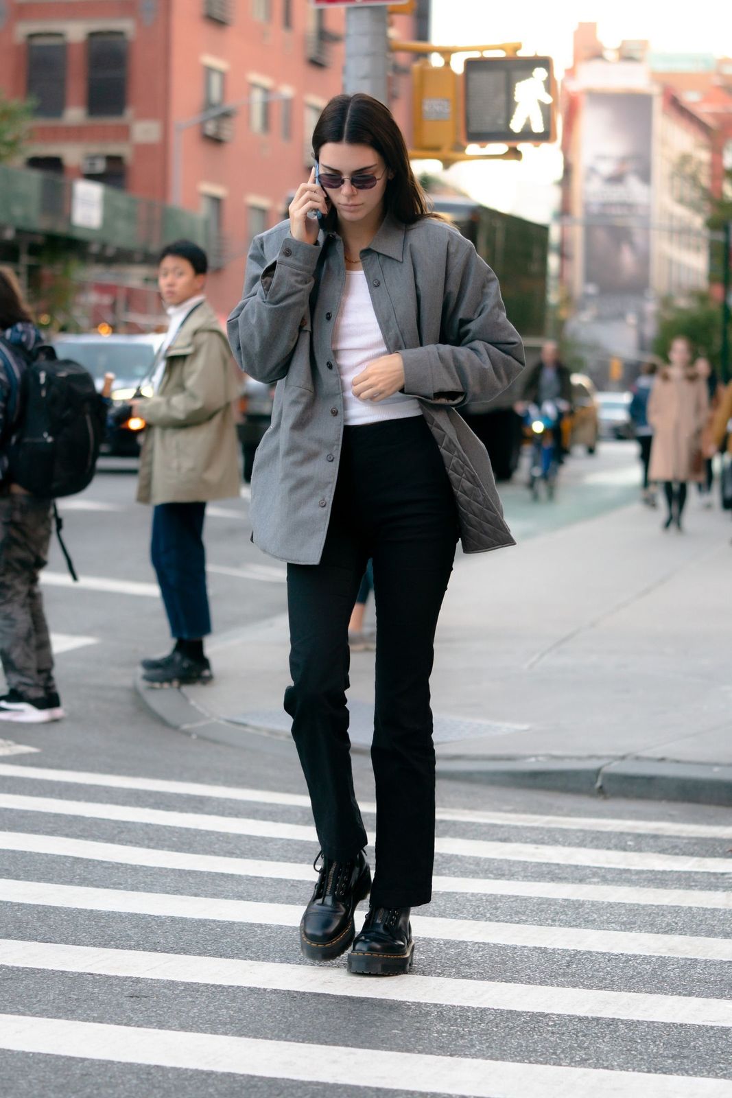 Modern Streetwear: Dr. Martens with Slim Trousers and an Oversized Blazer Modern Streetwear: Dr. Martens with Slim Trousers and an Oversized Blazer — Doc Martens Outfits 2027