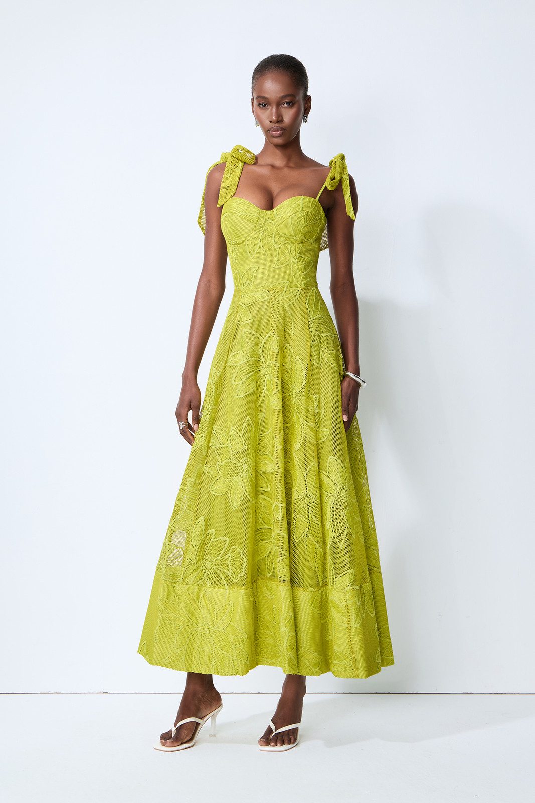 Lime Green Lace Dress for Resort Chic Lime Green Lace Dress for Resort Chic — Honeymoon Outfits 2027