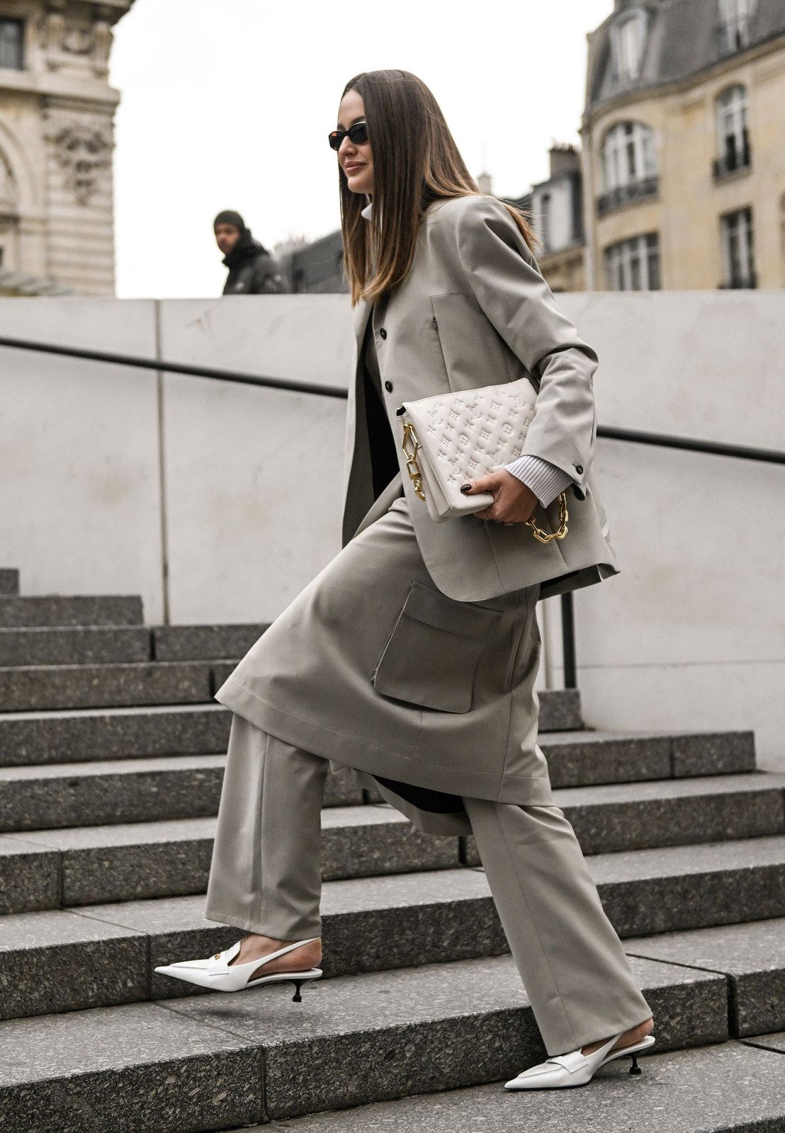 Casual Work Outfit Idea Casual Work Outfit Idea — Slingback Heels Outfits 2027