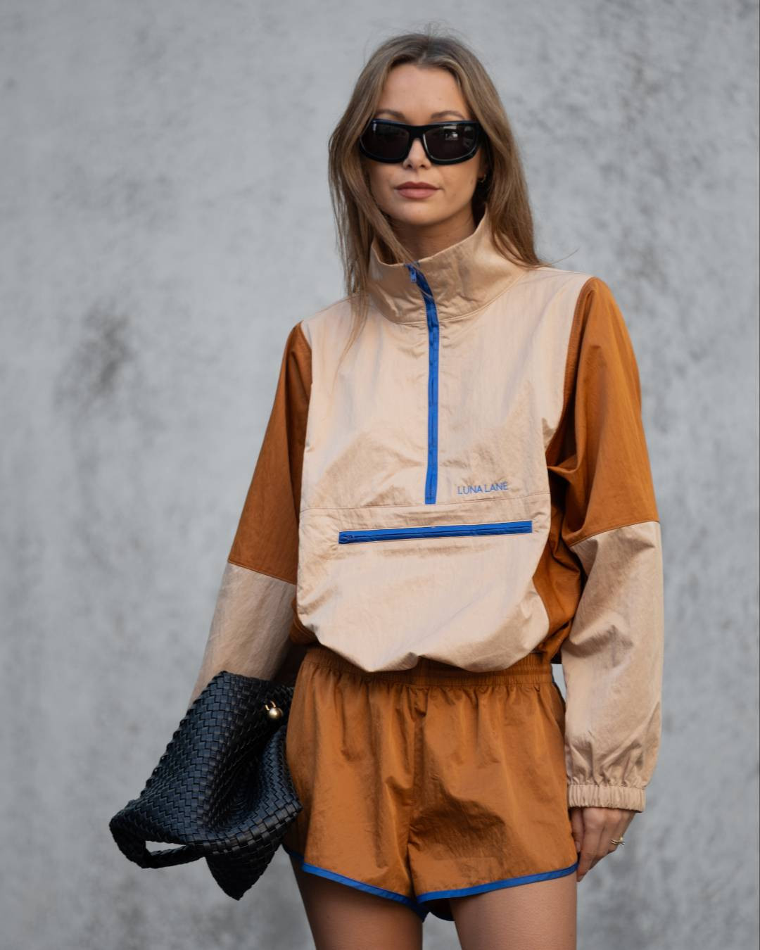 Color-Blocked Jacket and Shorts for Sporty Casual Color-Blocked Jacket and Shorts for Sporty Casual — Australia Outfits 2027