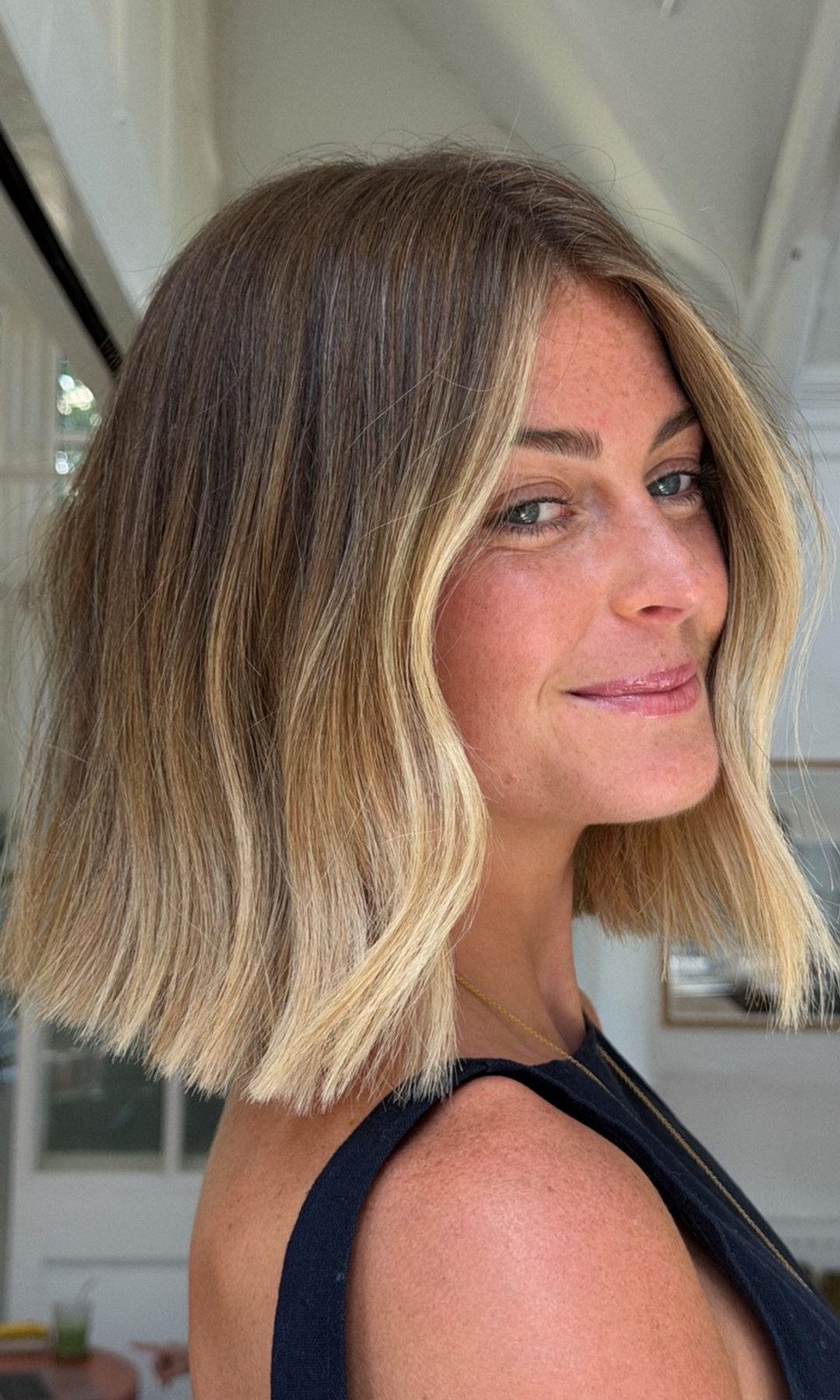 Angled Bob With Lived-In Blonde — Lived In Blonde 2027