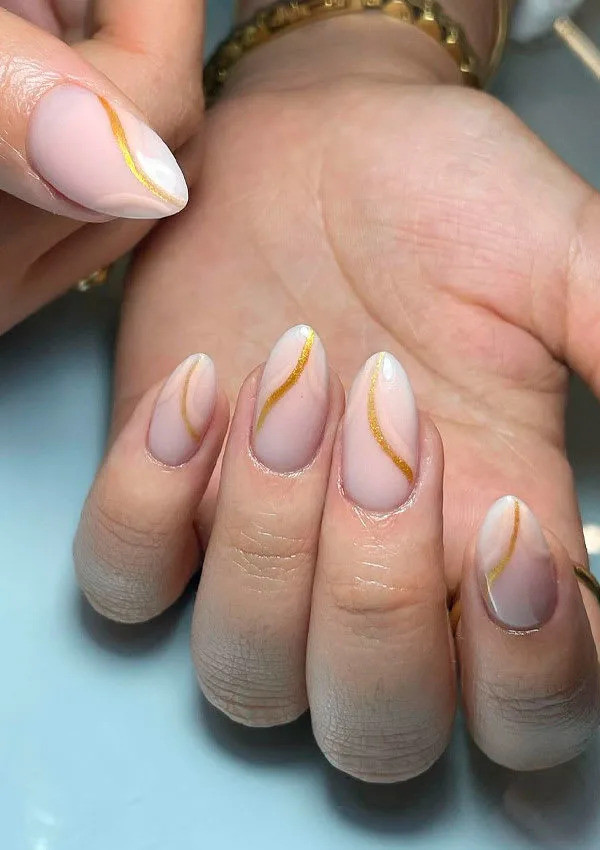 Thin Gold Lines Visual Idea — Nail Designs 2027