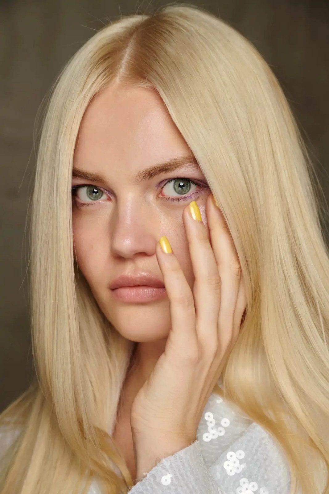 Glossy Bright Yellow Short Square Glossy Bright Yellow Short Square — Nails 2027 for Blondes