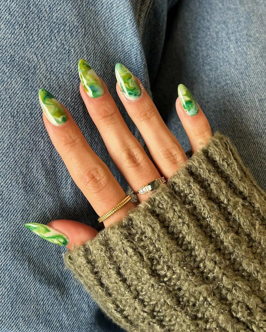 Vibrant Lime Green Marble Stiletto Nails Vibrant Lime Green Marble Stiletto Nails — Green Nails 2027