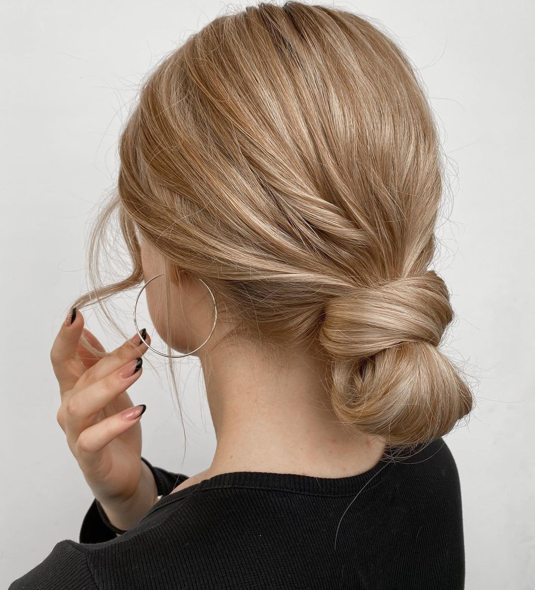 Ash Blonde Low Twisted Bun Ash Blonde Low Twisted Bun — Simple Hairstyles 2027