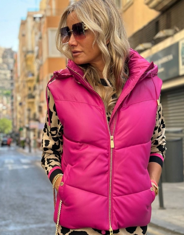 Color Block: Grey Vest Over Yellow Sweater with White Jeans Color Block: Grey Vest Over Yellow Sweater with White Jeans — Puffer Vest Outfits 2027