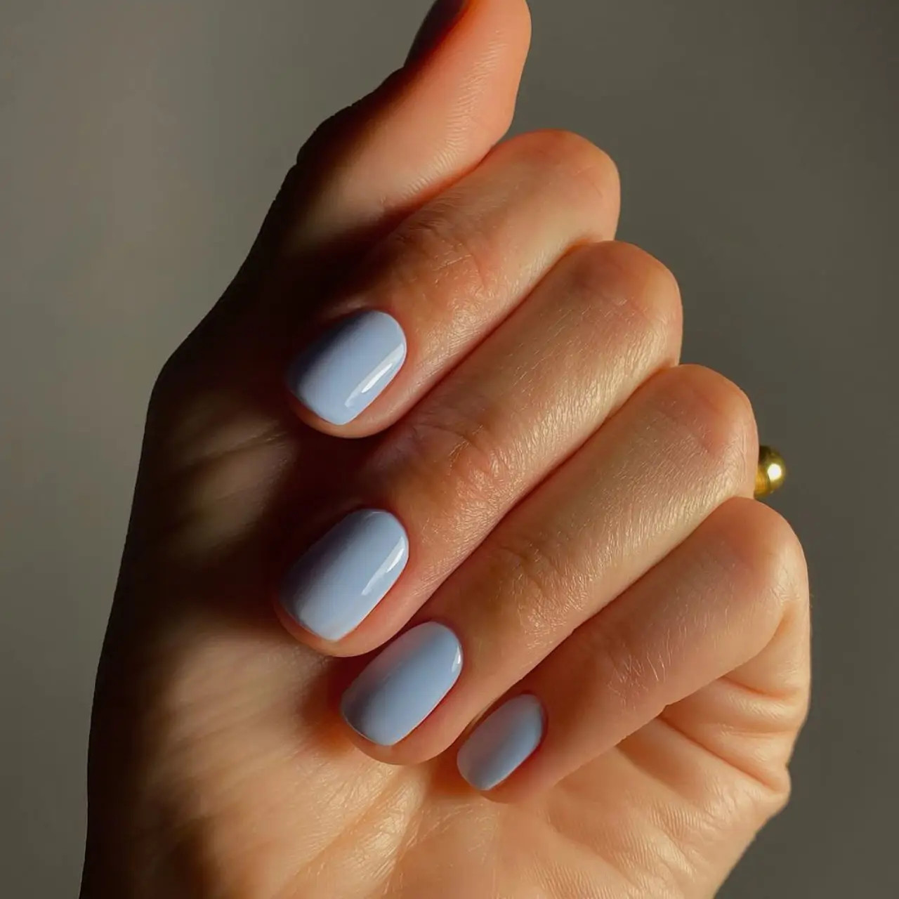 Opaque Light Pastel Blue Opaque Light Pastel Blue — Pastel Nails 2027 for Pale Skin