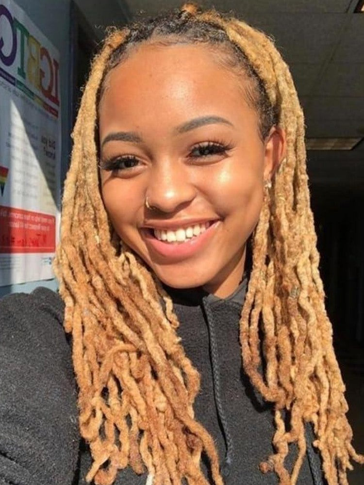 Loose Wavy Honey Blonde Locs Loose Wavy Honey Blonde Locs — Honey Blonde Locs 2027