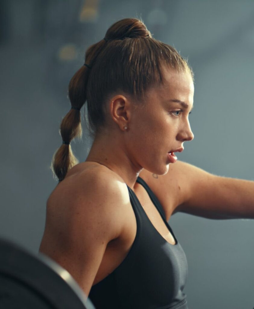 High Bubble Ponytail Wavy Blonde High Bubble Ponytail Wavy Blonde — Running Hairstyles 2027