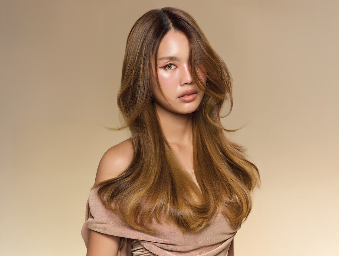 Warm Brown With Caramel Highlights Warm Brown With Caramel Highlights — Hair Color 2027 for Olive Skin