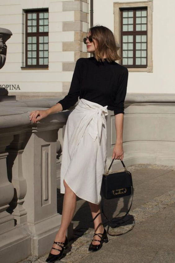 Pinafore Dress Over Long-Sleeve Blouse — Casual Teacher Outfits 2027