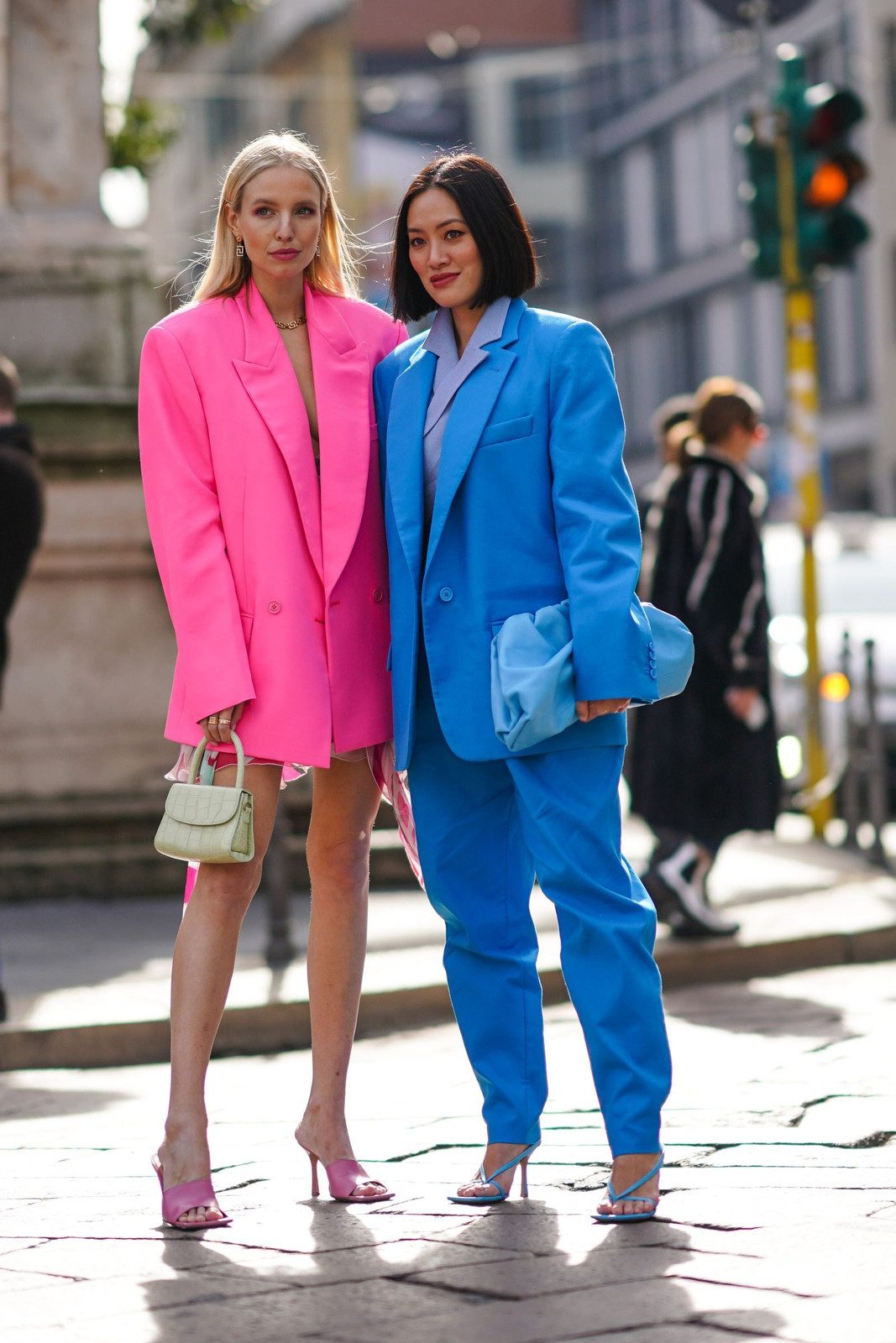 Vibrant Hues: Hot Pink Blazer with Mini Dress Vibrant Hues: Hot Pink Blazer with Mini Dress — Spring Outfits 2027 with Blazer