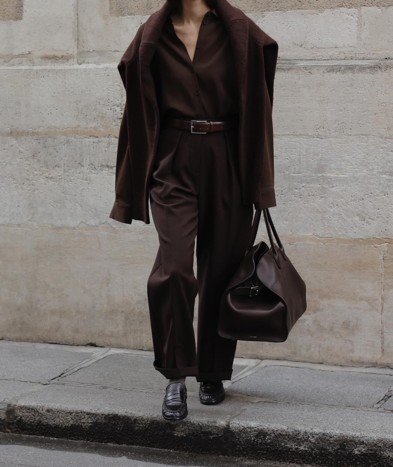 Monochromatic Chocolate Brown Power Suit Monochromatic Chocolate Brown Power Suit — Chocolate Brown Outfits 2027