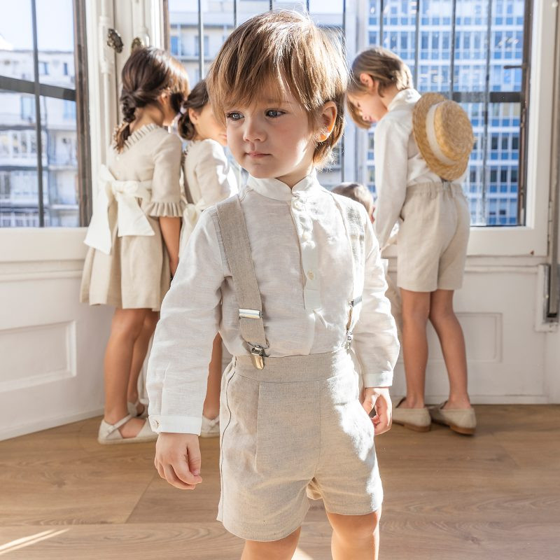 Smart Casual Linen Set for Little Gentlemen Smart Casual Linen Set for Little Gentlemen — Baby Outfits 2027