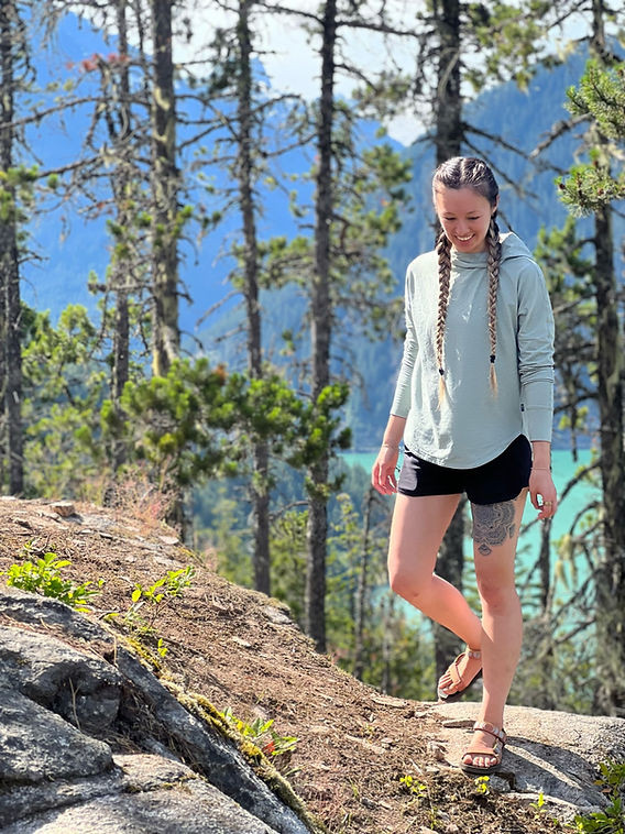 Mid-Back Two Neat Brown Braids — Hiking Hairstyles 2027