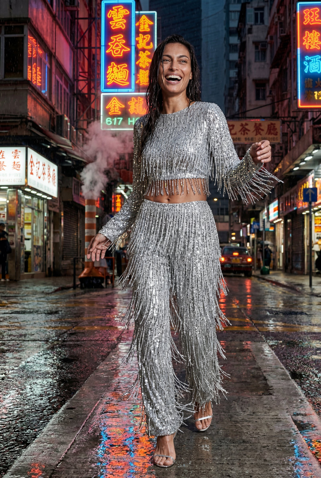 Silver Sequin Fringe Pants for a Dazzling New Year's Eve Silver Sequin Fringe Pants for a Dazzling New Year's Eve — New Years Eve Outfits 2027 with Pants
