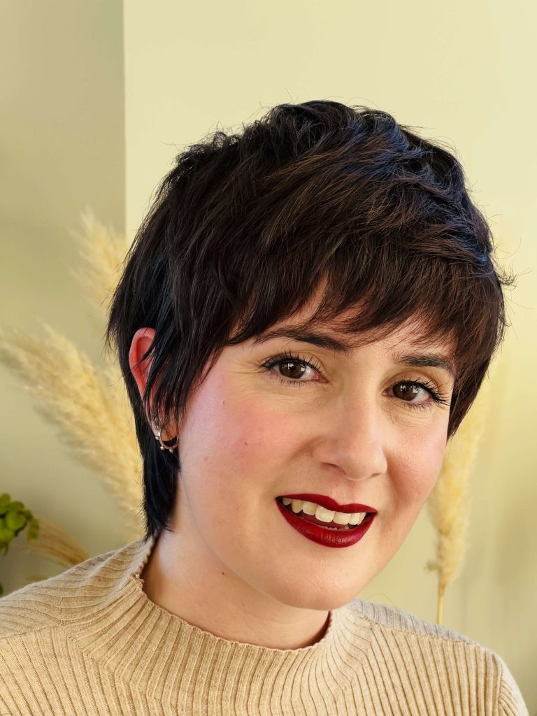 Tousled Wavy Pixie With Side Bangs Tousled Wavy Pixie With Side Bangs — Brown Pixie 2027