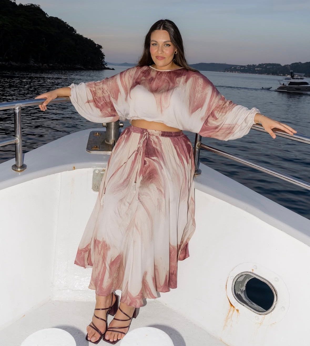 Boho Chic Printed Co-ord Set for a Day Sail Boho Chic Printed Co-ord Set for a Day Sail — Boat Outfits 2027