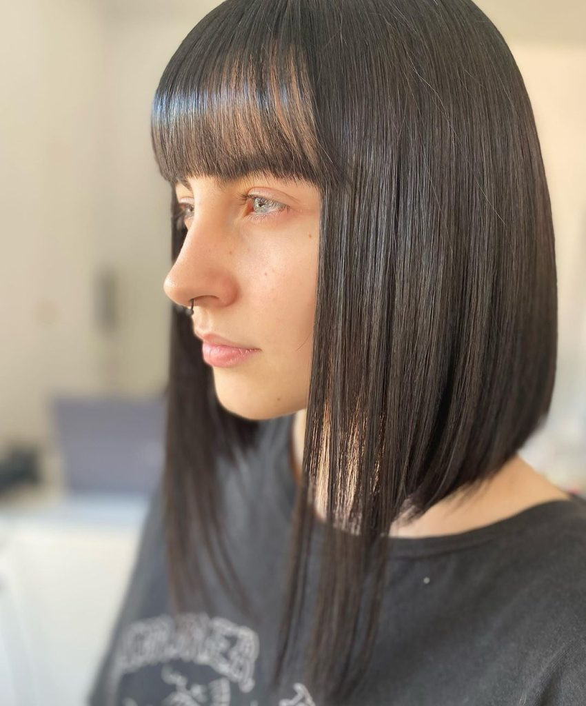 Blunt Bangs Visual Idea Blunt Bangs Visual Idea — Modern Bob 2027