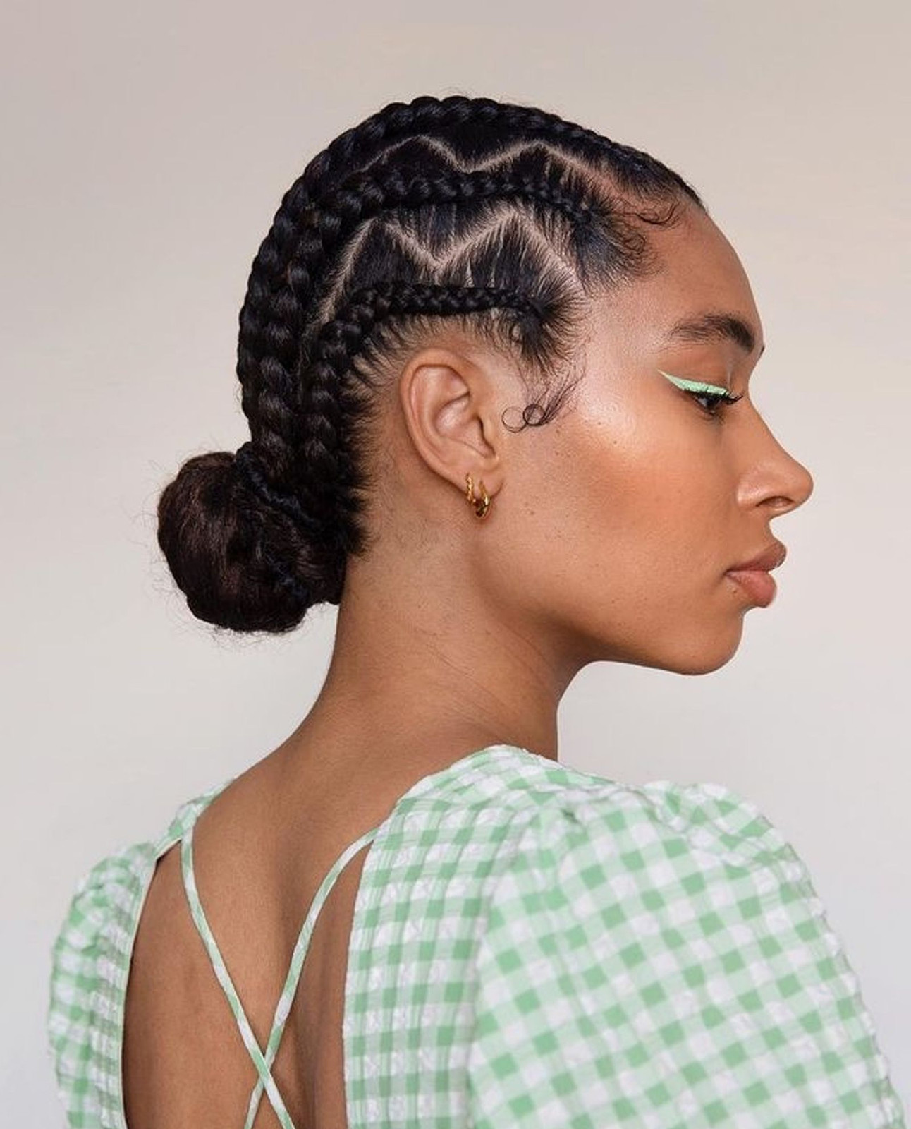 Cornrows Leading to Low Bun Cornrows Leading to Low Bun — Braided Hairstyles 2027