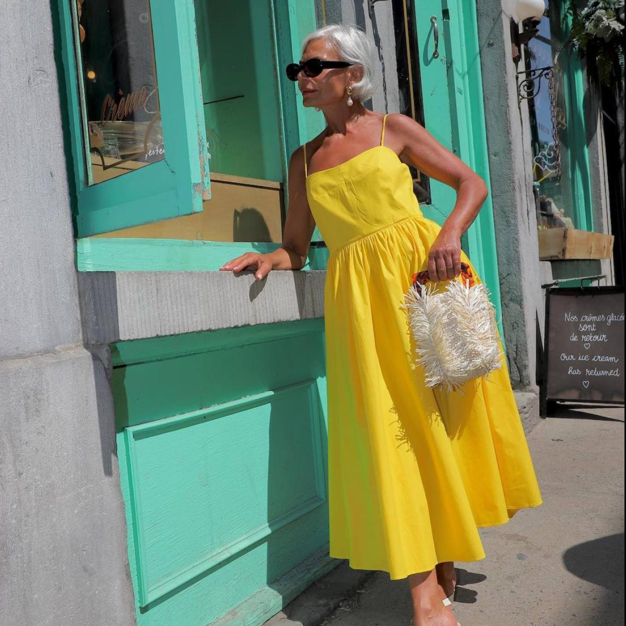 Vibrant Yellow Midi Dress for Sunny Days Vibrant Yellow Midi Dress for Sunny Days — Summer Outfits 2027 for Women Over 50