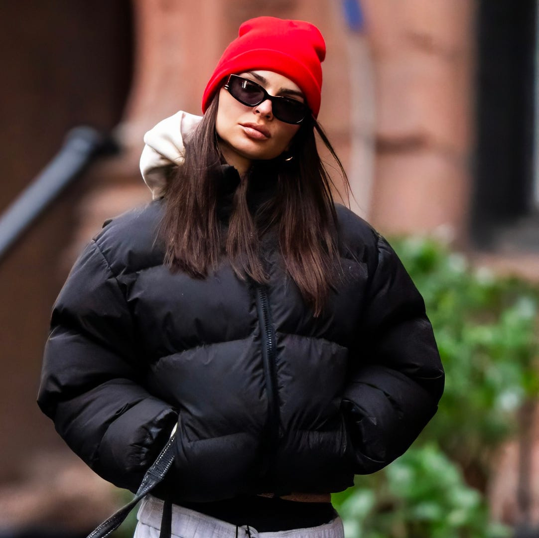 Chic Beige and Black Puffer with White Trousers — Winter Outfits 2027 with Puffer