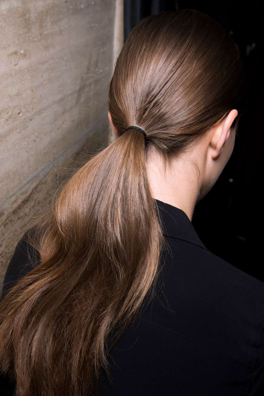Sleek Low Ponytail Visual Idea Sleek Low Ponytail Visual Idea — Winter Wedding Hairstyles 2027