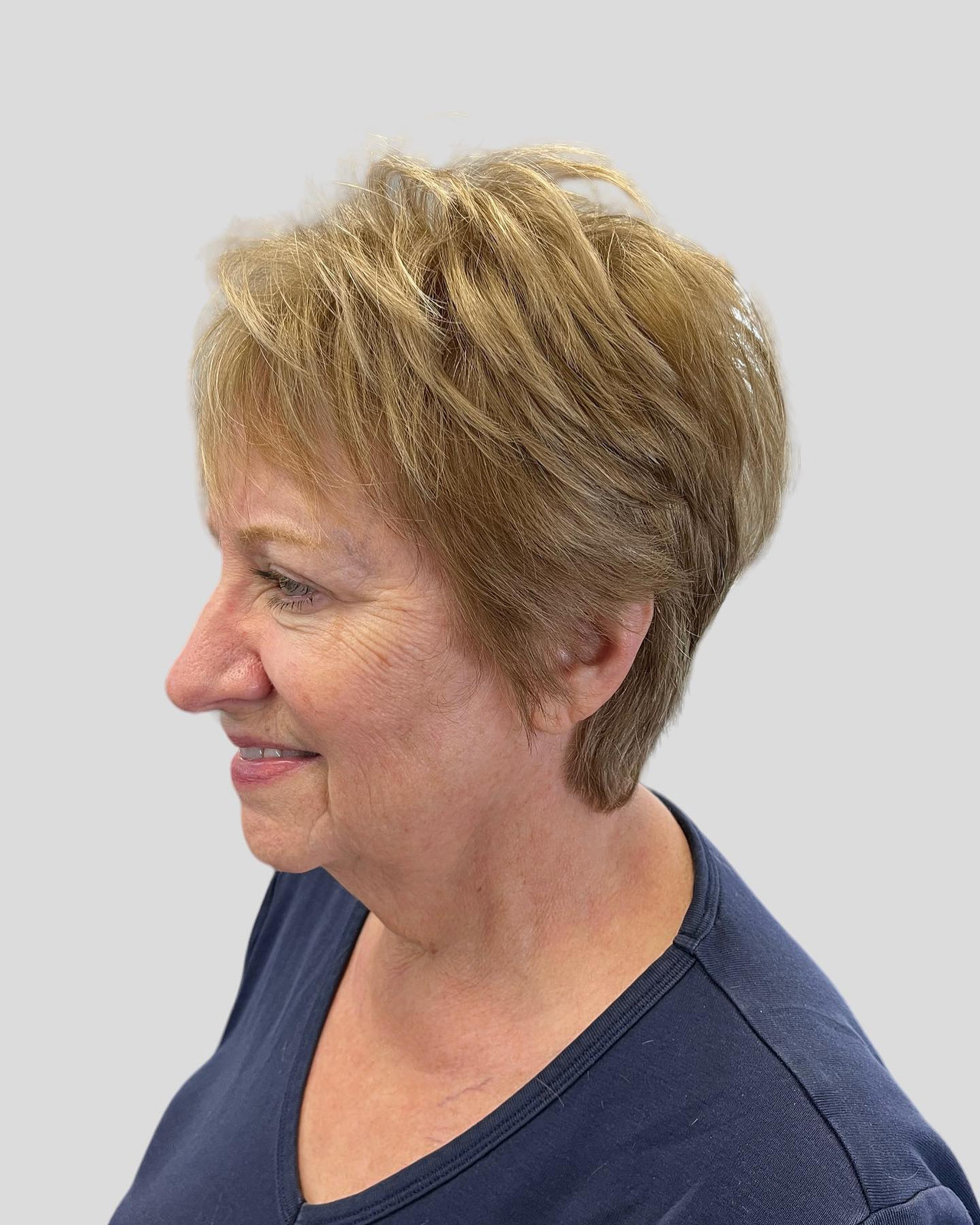 Side View Visual Idea Side View Visual Idea — Pixie 2027 for Women Over 70