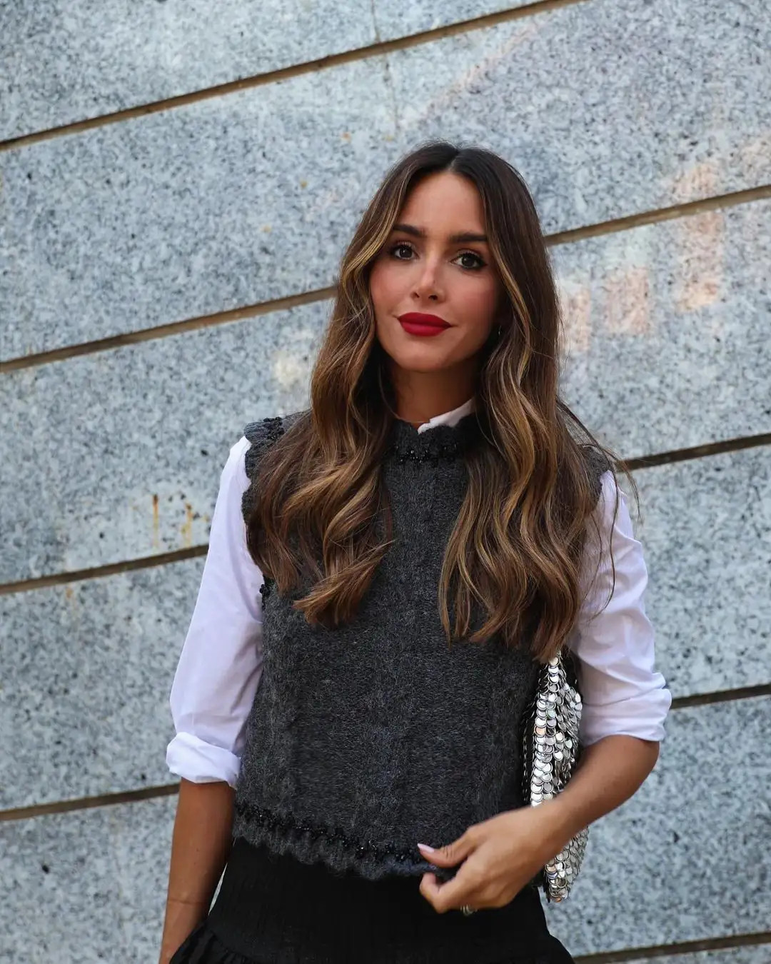 Dark Grey Knit Vest for Chic Smart Casual Dark Grey Knit Vest for Chic Smart Casual — Vests 2027