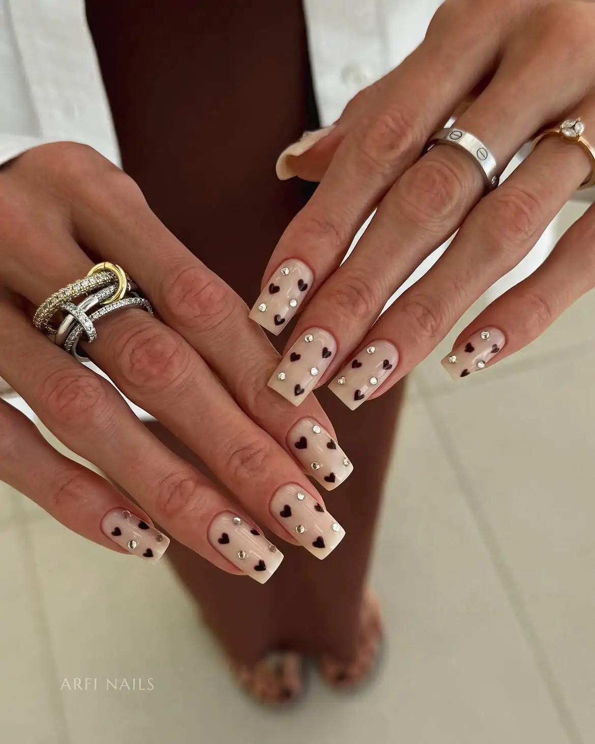 Both Hands Visual Idea Both Hands Visual Idea — Chocolate Brown Nails 2027