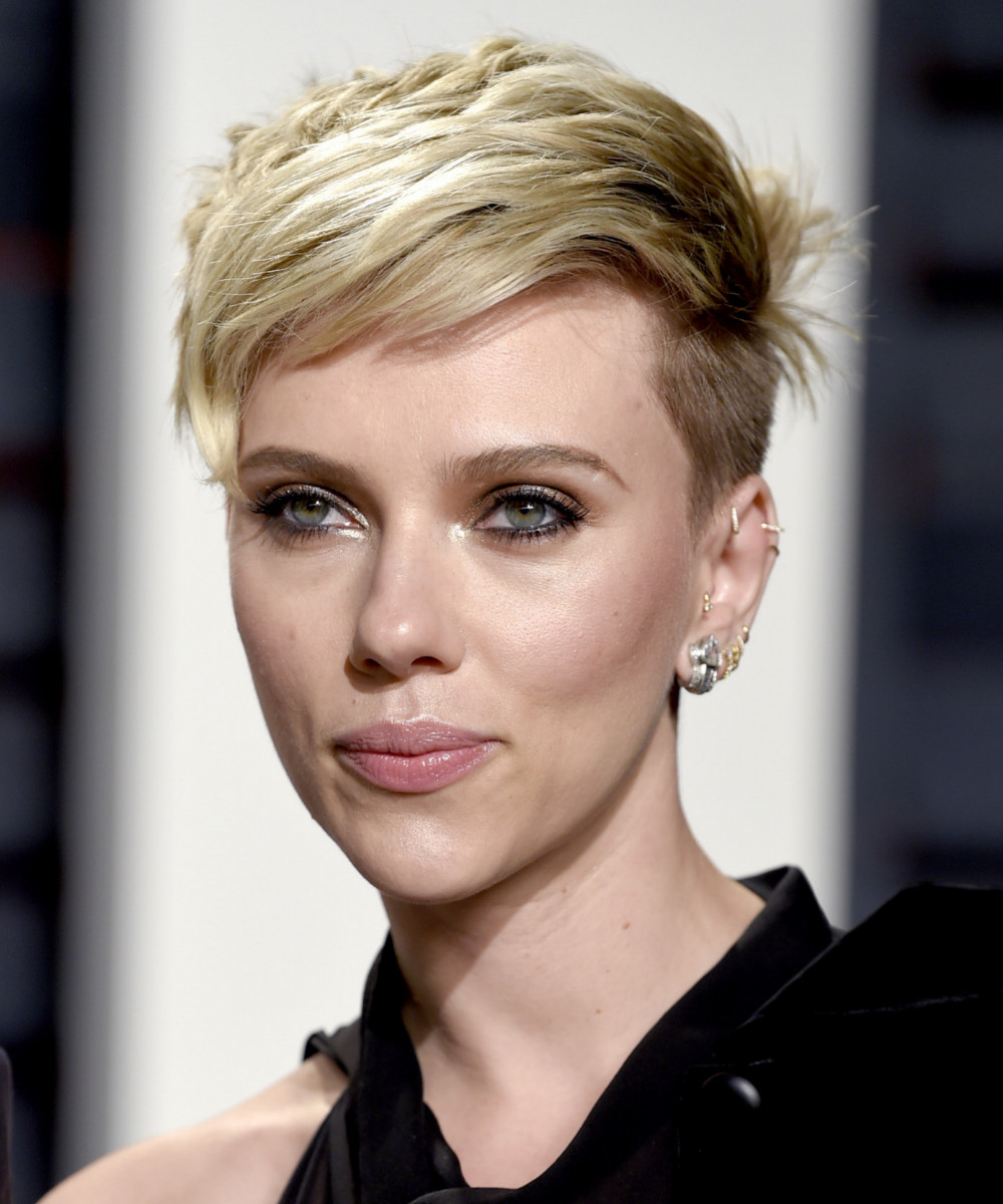 Textured Ash Blonde Swept-Back Pixie — Work Pixie 2027