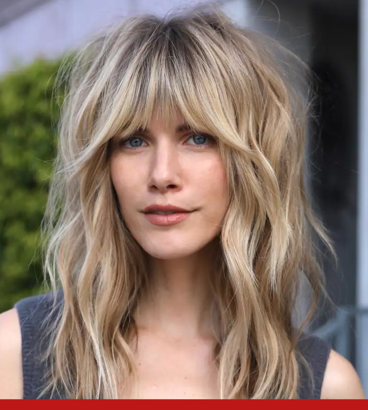 Effortless Collarbone Shag With Curtain Bangs Effortless Collarbone Shag With Curtain Bangs — Long Shag 2027