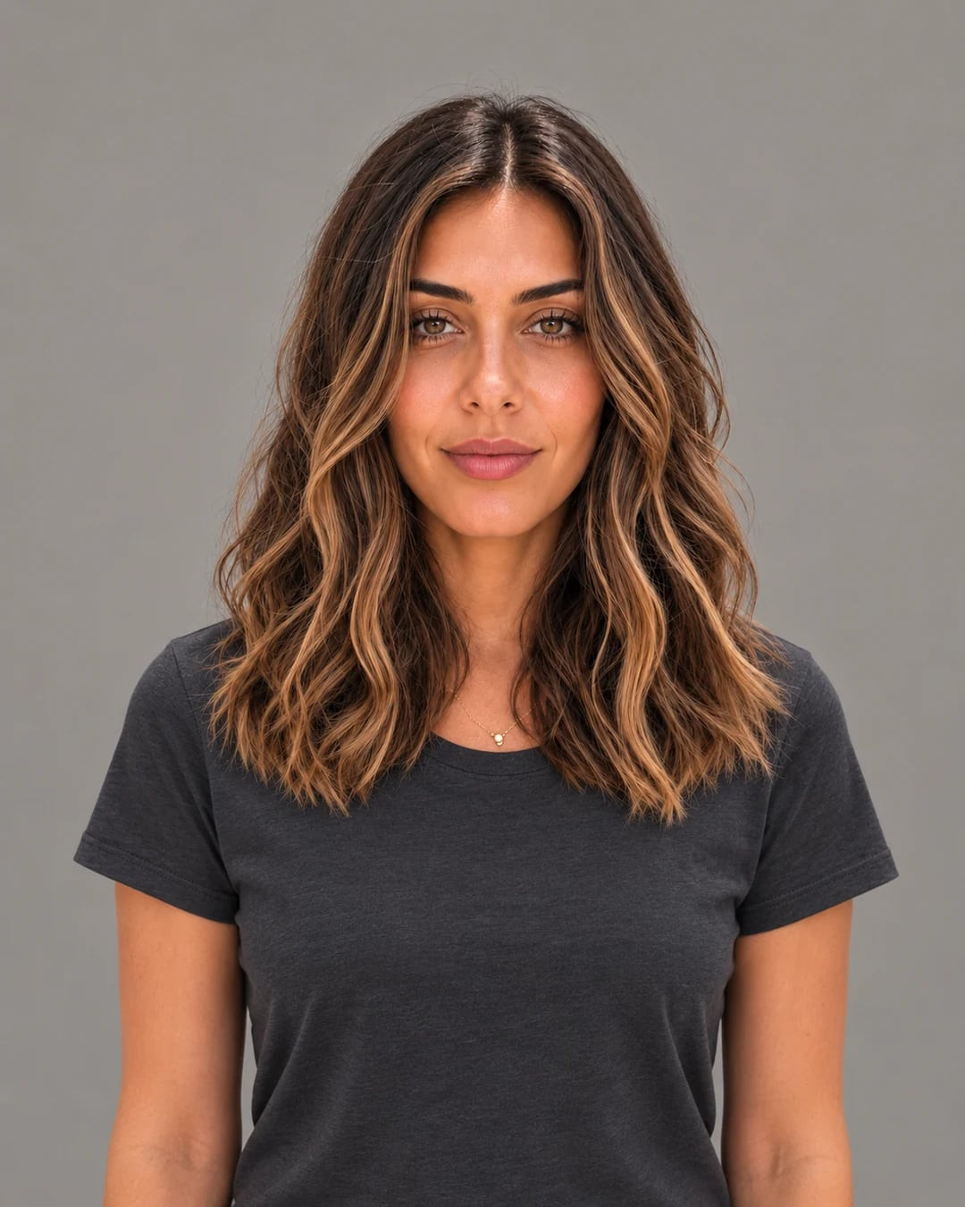 Collarbone Waves With Honey Blonde Balayage Collarbone Waves With Honey Blonde Balayage — Summer Balayage 2027