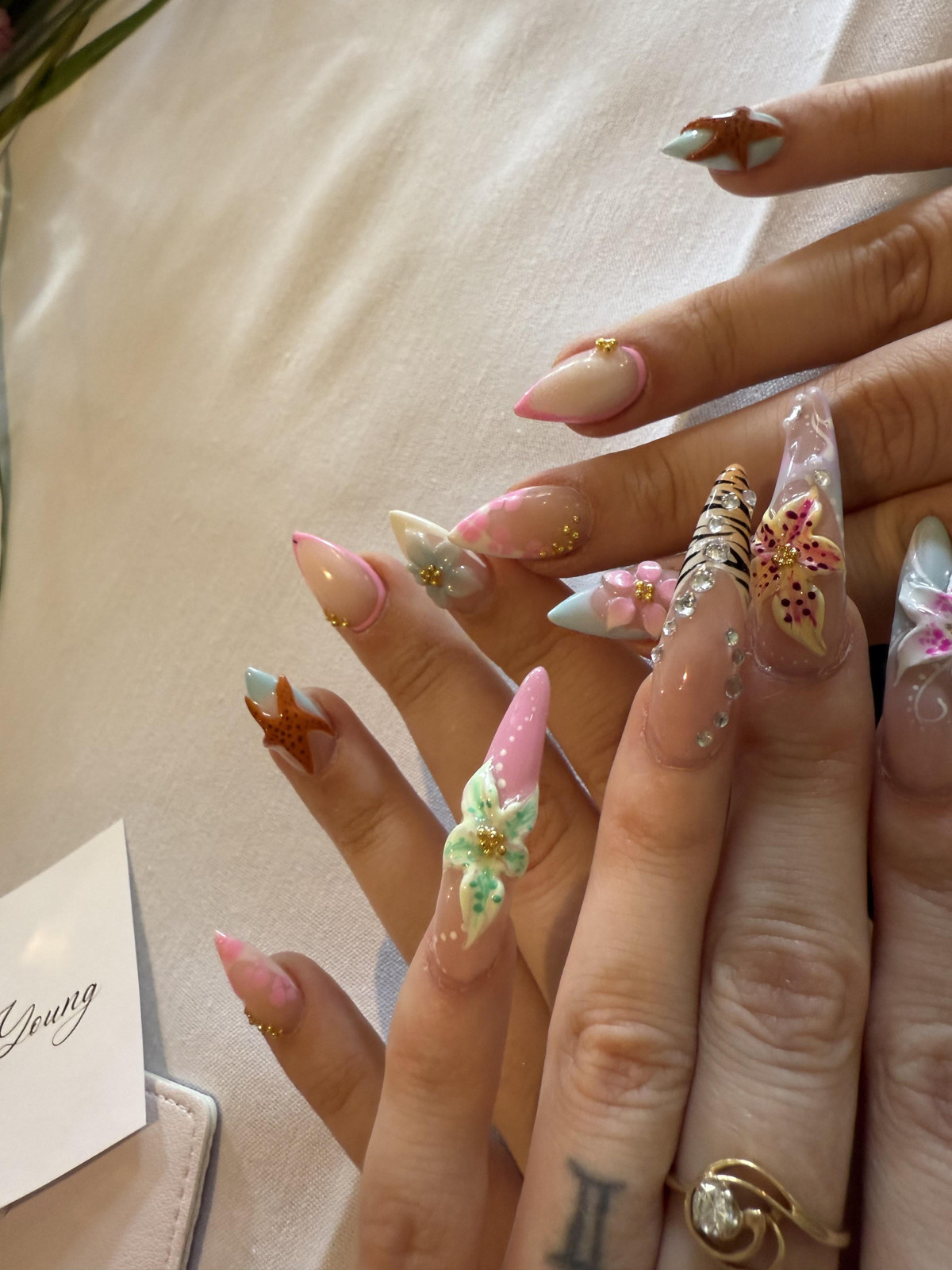 Visual Idea — Motifs Include Starfish Hawaii Nails 2027