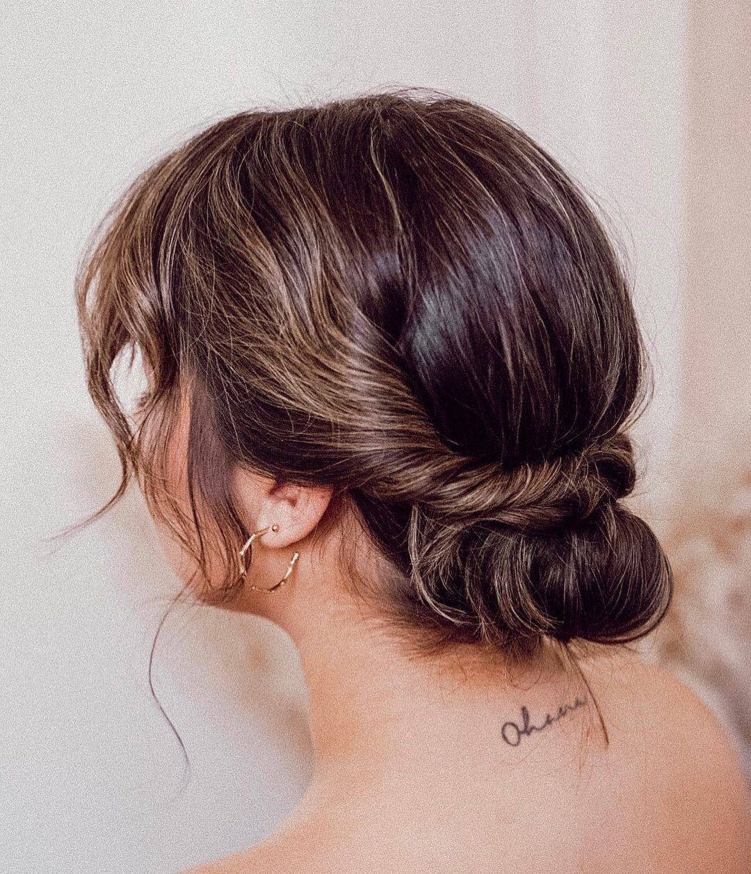 Visual Idea — A Low Messy Bun 2027