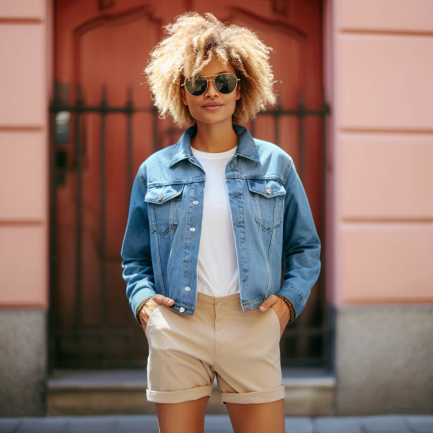 Beige Shorts Styled with an Oversized Cream Sweater and Black Loafers Beige Shorts Styled with an Oversized Cream Sweater and Black Loafers — Linen Shorts Outfits 2027